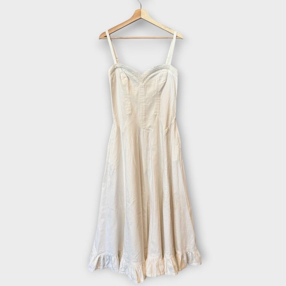 NEW Free People Another Season Midi Dress Size Medium - Picture 5 of 12